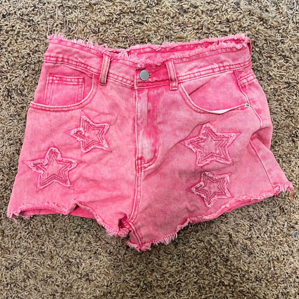 Pink Star Shorts